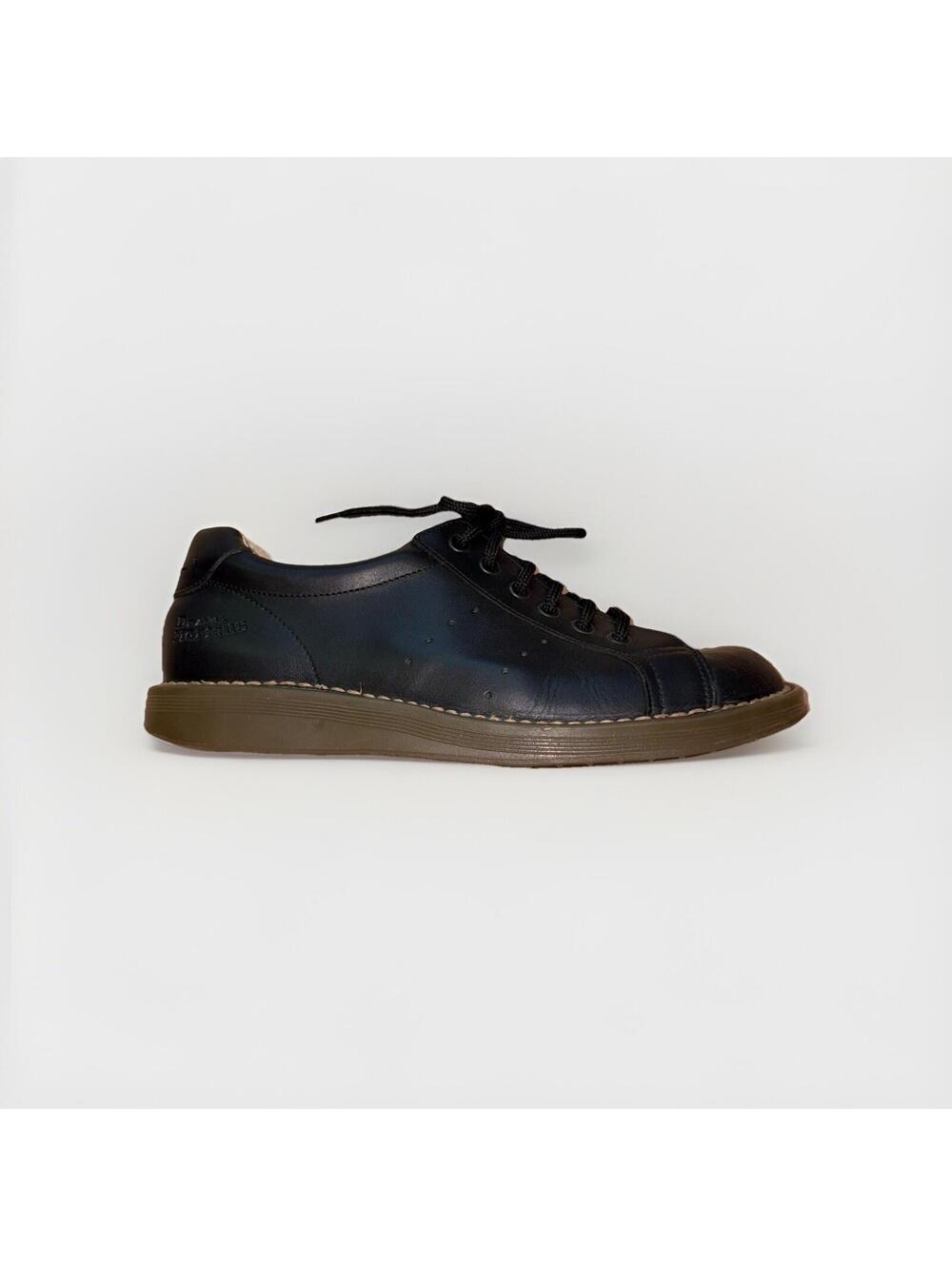 Vintage Dr Martens Chunky Black Leather Avant Garde Shoes Men’s US Size 8